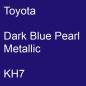 Preview: Toyota, Dark Blue Pearl Metallic, KH7.